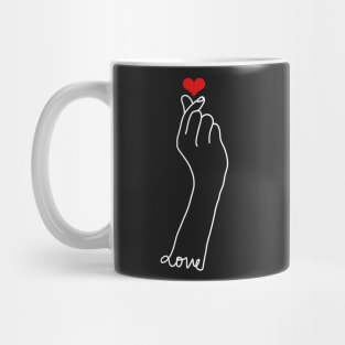 Kpop Finger Heart Mug